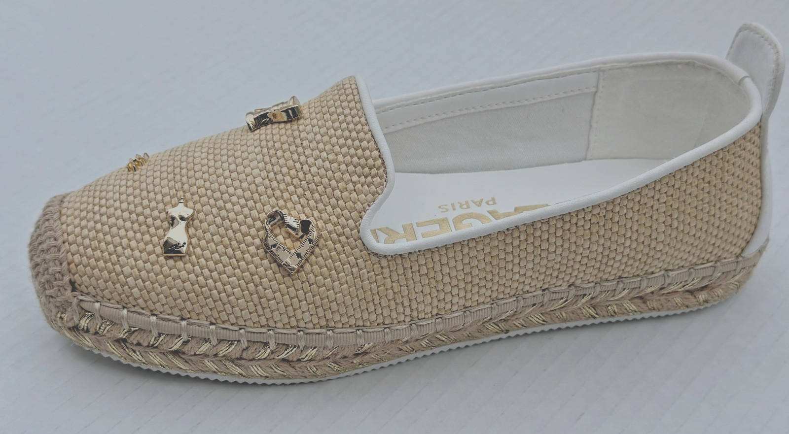 Karl Lagerfeld Paris Women’s Michaela Atelier Espadrille Flats Size: 6 M