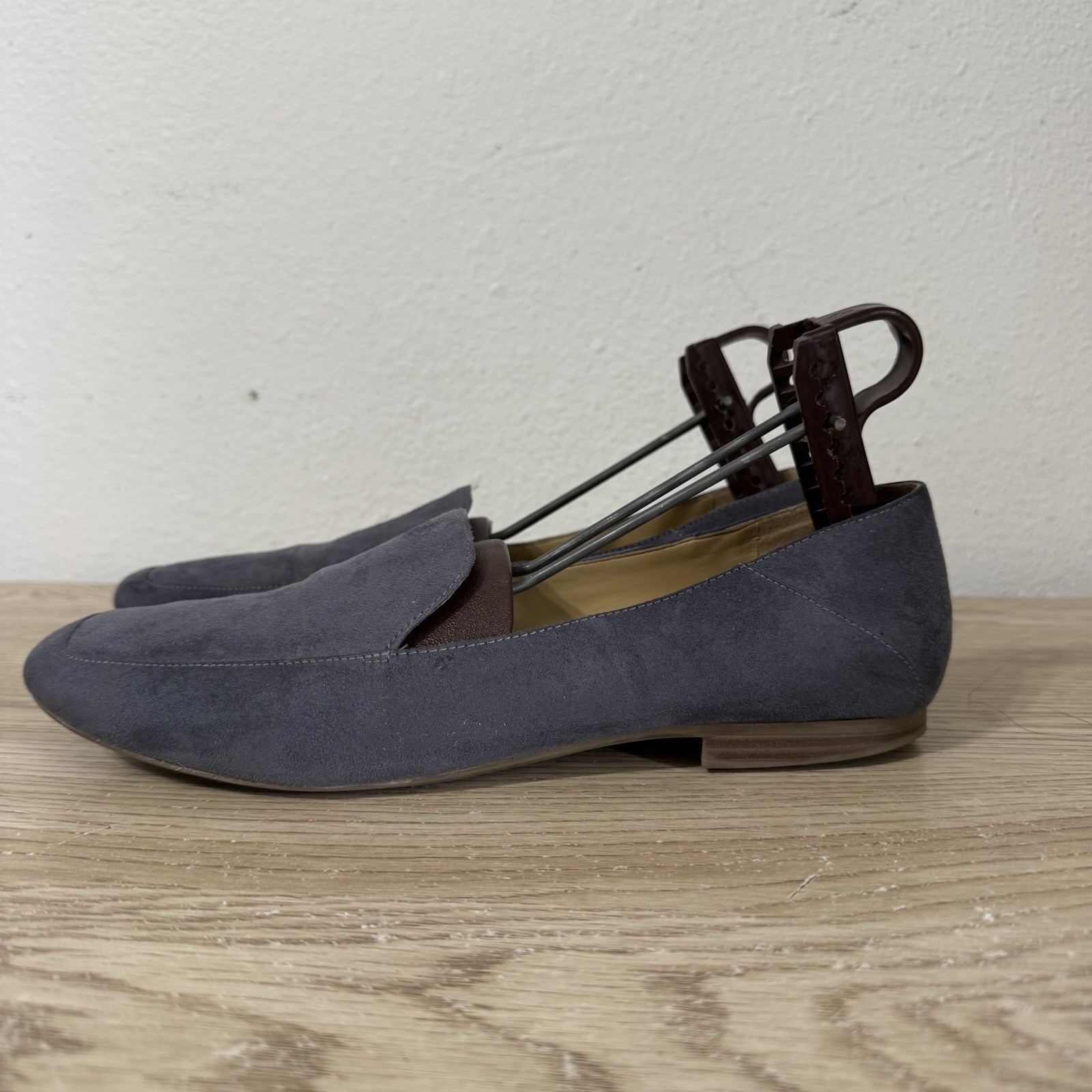 Naturalizer Blue Kate Fabric Suede Look Loafers Womens Size 10 M Slip On Comfy