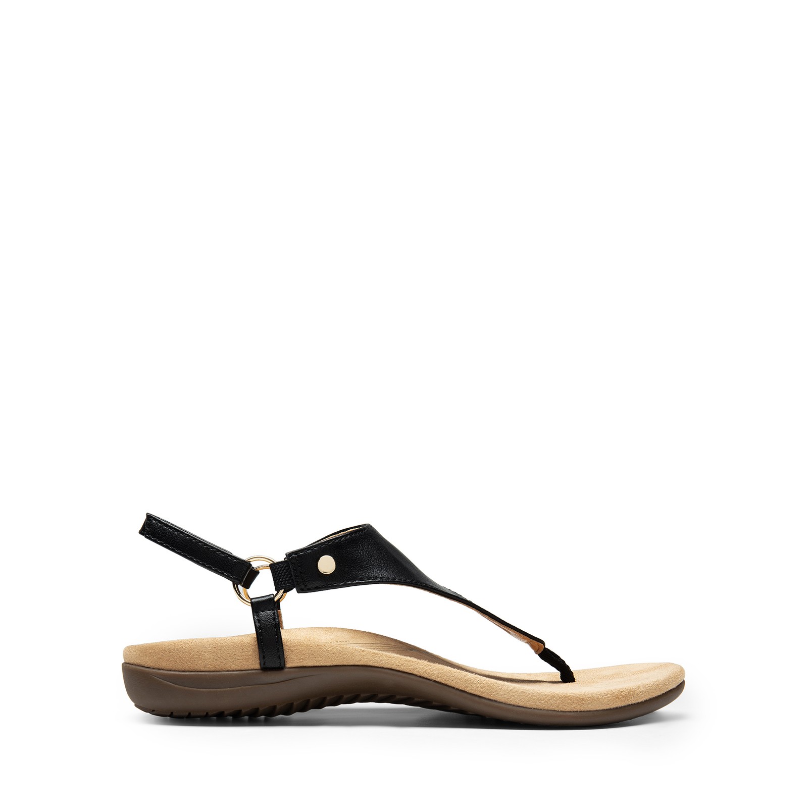 Women Flat Sandals Arch Support Soft Cushion Summer T-Strap Thong Sandals