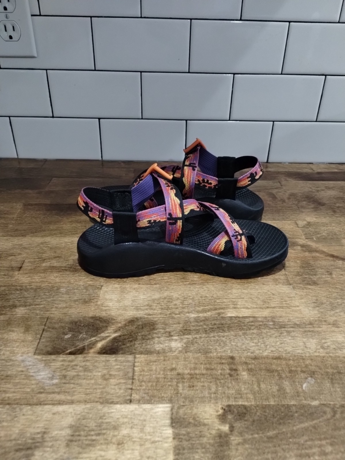 CHACO Southwestern Sport Sandal Sz5 Ankle Strap Hiking Womens Waterproof Camping
