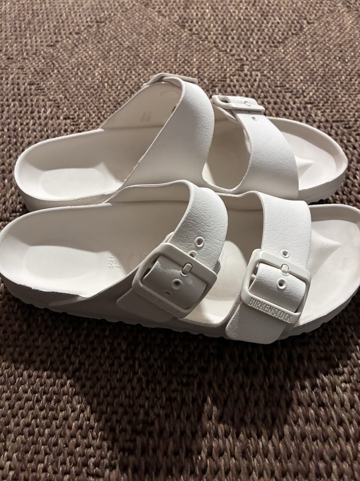 Birkenstock Arizona White EVA Slide Sandals Women’s EU 37 Narrow