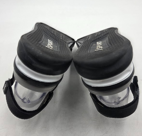 JSport Women’s Sz 8 M Black and Grey Comfort Adjustable Slingback Straps Sandal