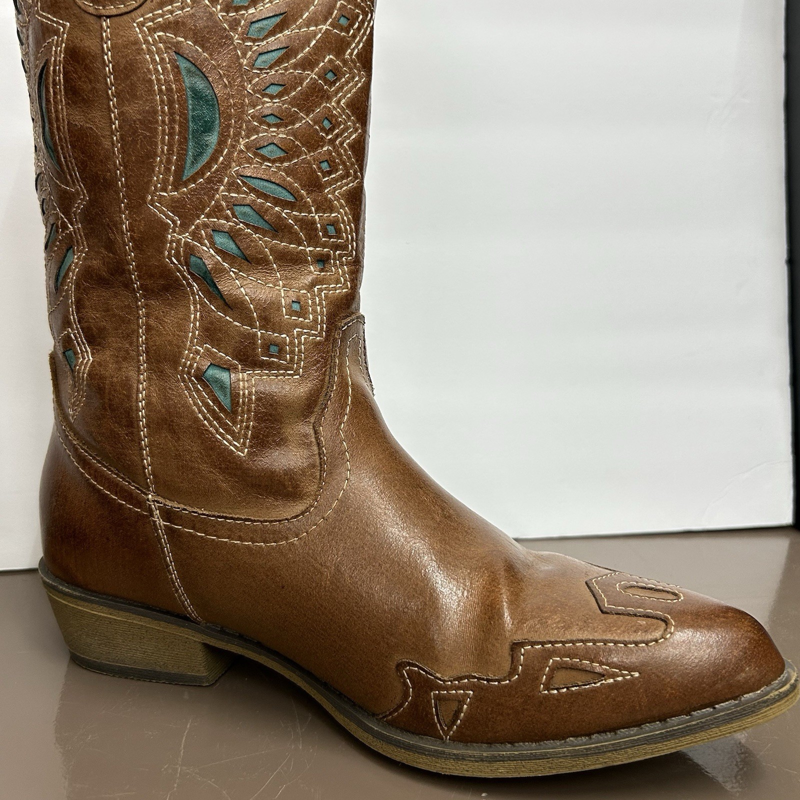 Coconuts Matisse Bandalero Western Boots Women’s Size 8.5M Faux Leather upper