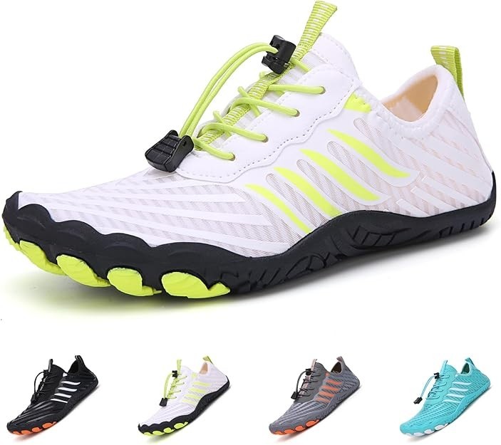 Grounded Footwear for Women Barefoot Shoes,Grounded 10 Women/8 Men White