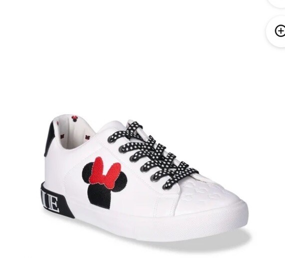 Disney Minnie Mouse Women’s Low-top Court Sneakers New With Tag