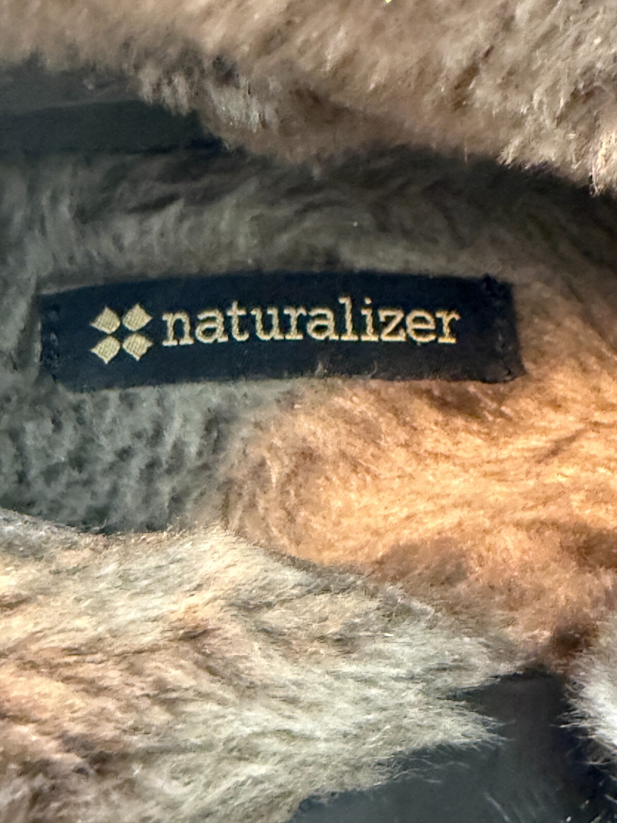 Naturalizer Women’s Brownish Gray Suede Faux Fur Lined Winter Boot Size 9