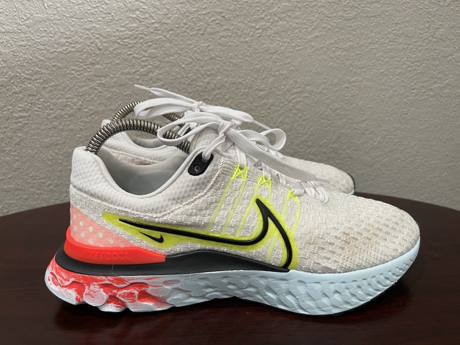 Nike Shoes React Infinity Run FK 3 Volt DX3351-100 Womens Sz 8 Sneaker Muticolor