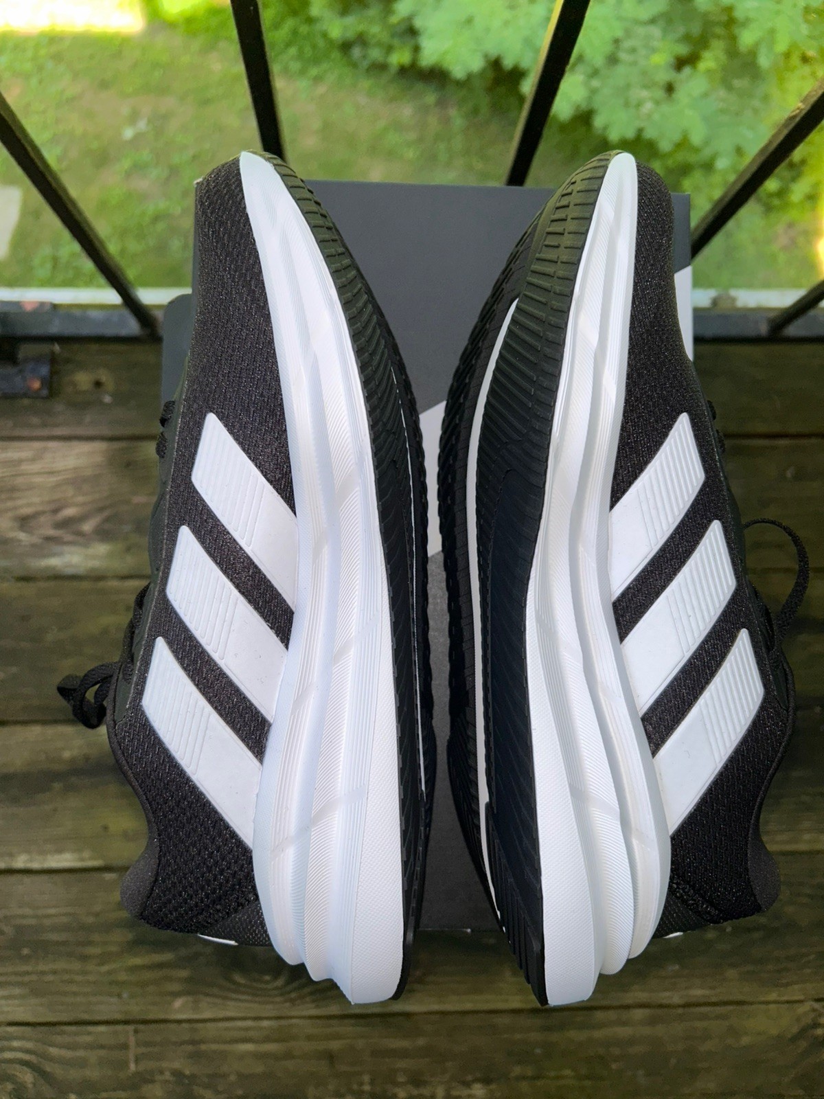 Adidas Galaxy 7 Running Shoes Women’s Size 8.5 Black White Sneakers NWT Box