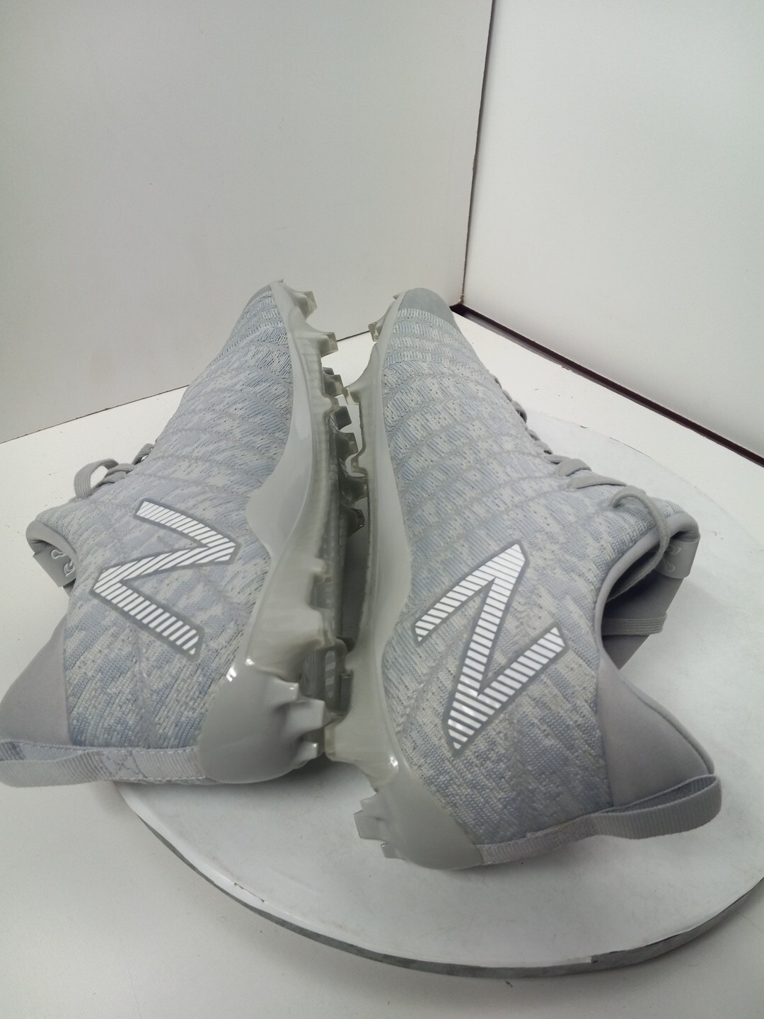 New Balance Burn X Low Gray Lacrosse Cleats Womens Sz 12 D Wide