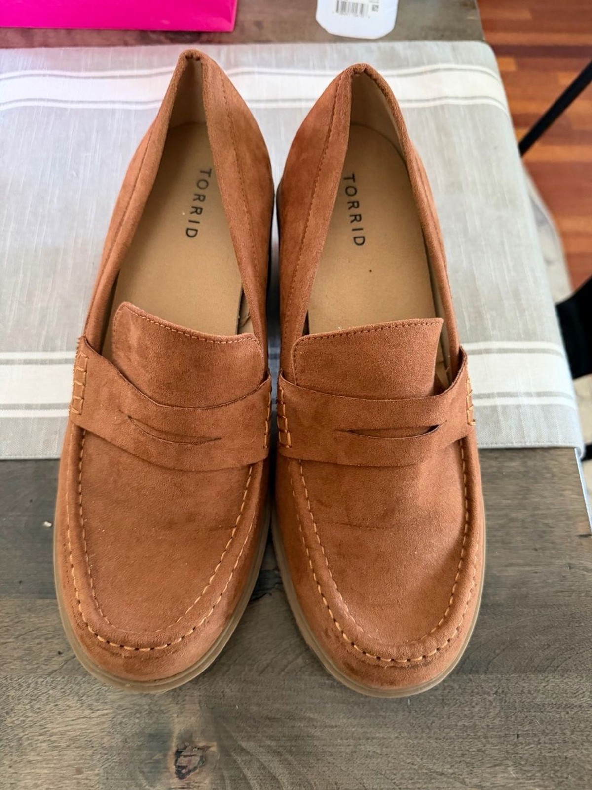 torrid Chestnut Suede Penny Loafers for Women