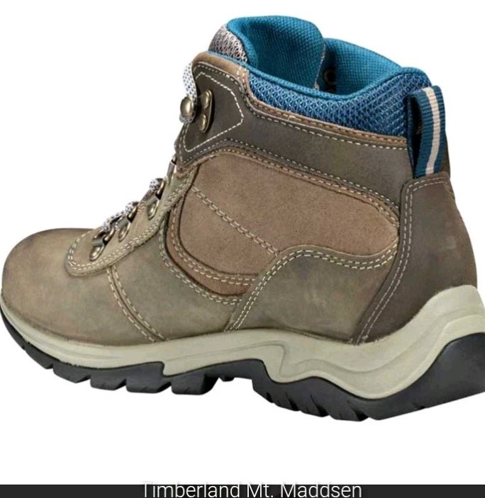 Womens Timberland Mt Maddsen Waterproof Mid Hiker Full Grain Leather Sz 9.5