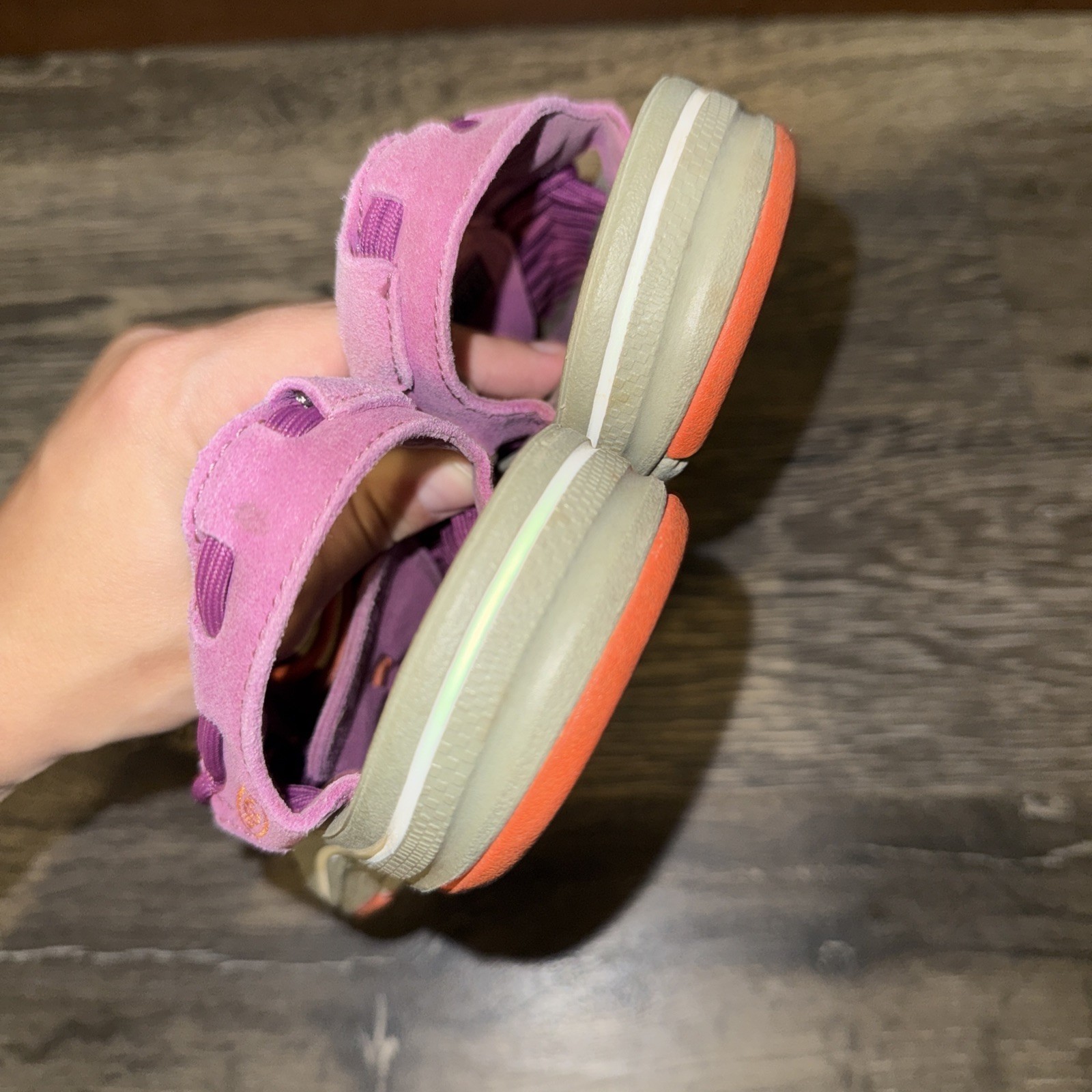Keen Women’s Uneek 8MM Rock Sandals Magenta Pink / Orange Size 5.5