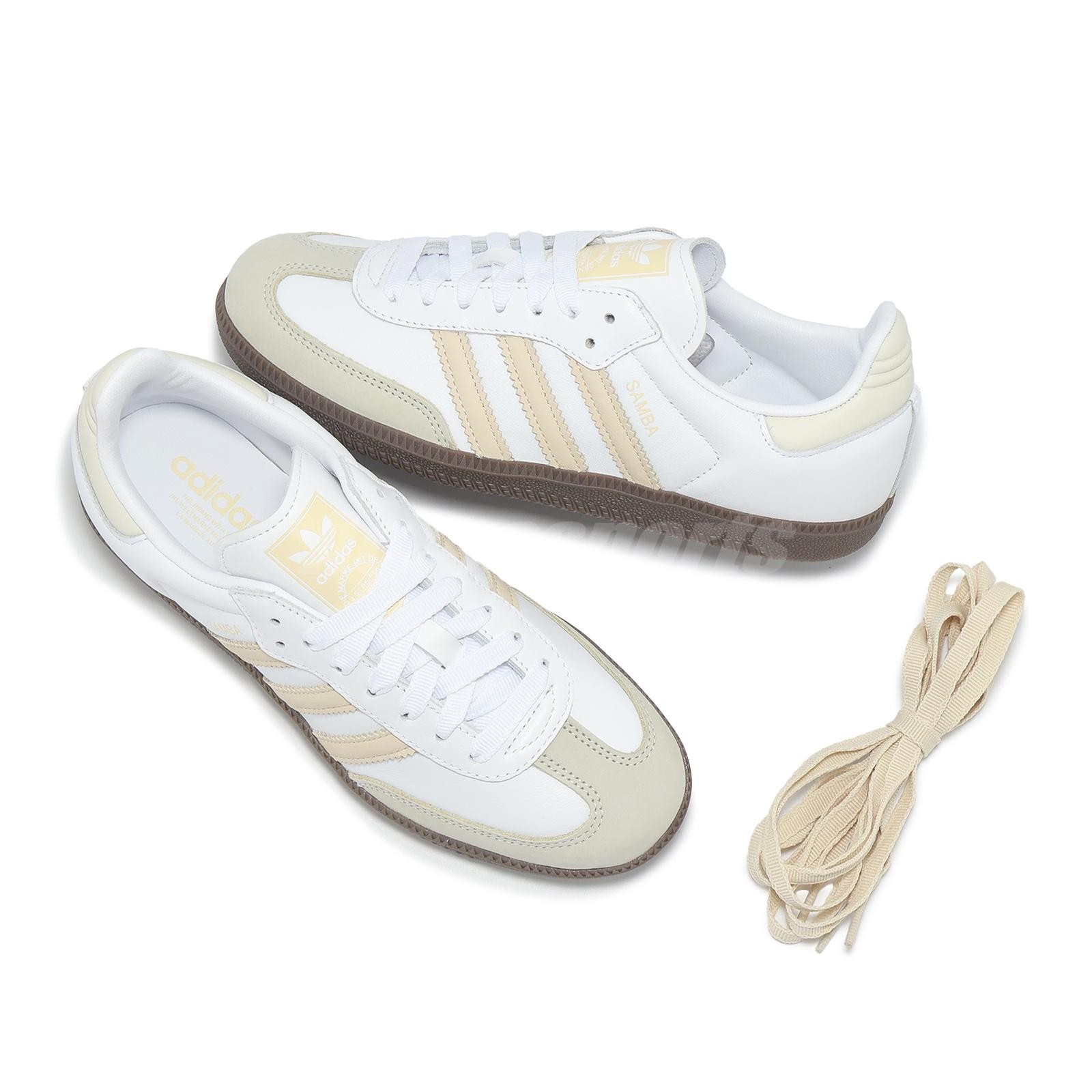 adidas Originals Samba OG W White Sand Strata Women Lifestyle Casual Shoe JH7300