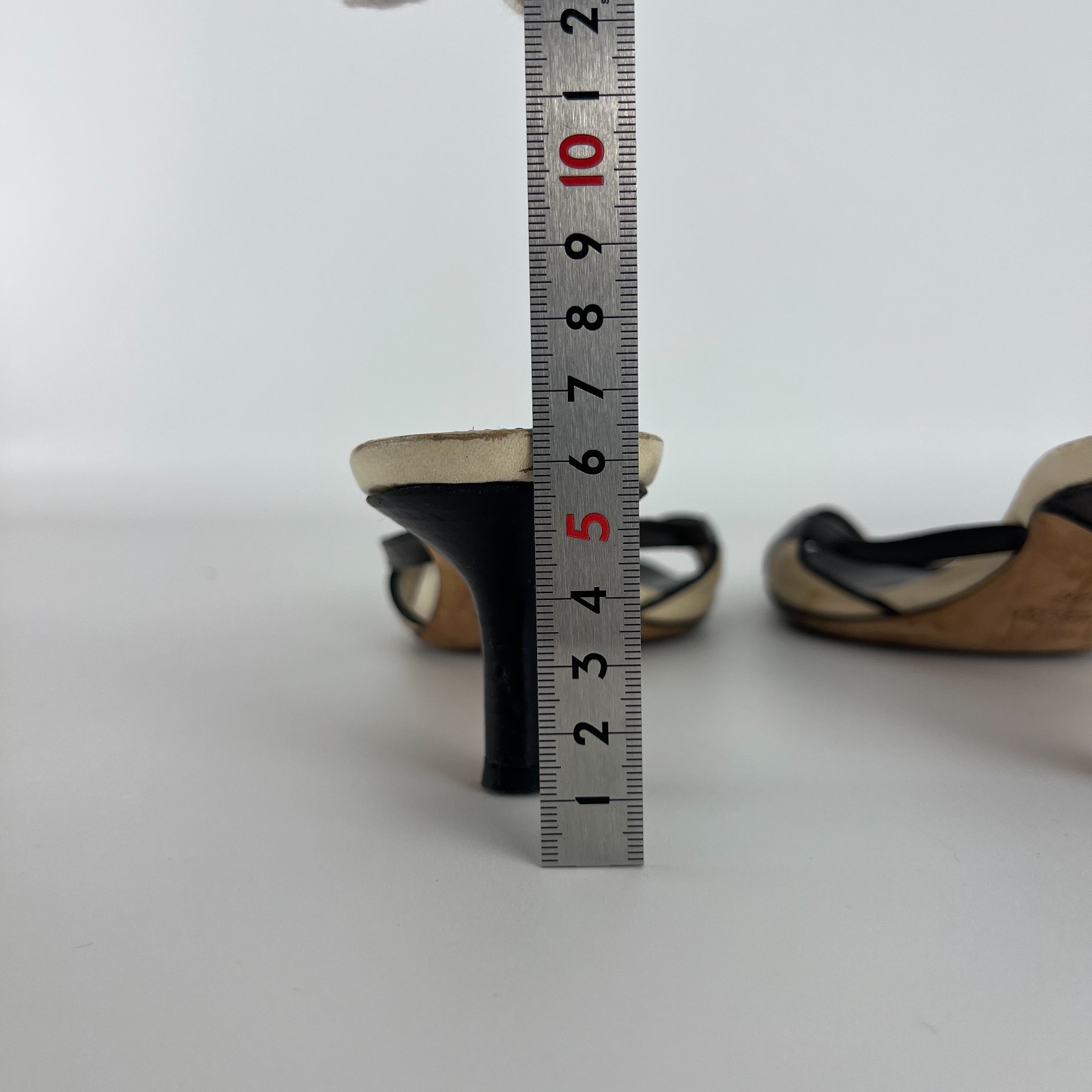 Gucci | Auth Tom Ford Era Vintage Black Leather Sandal Slide Mules (37)