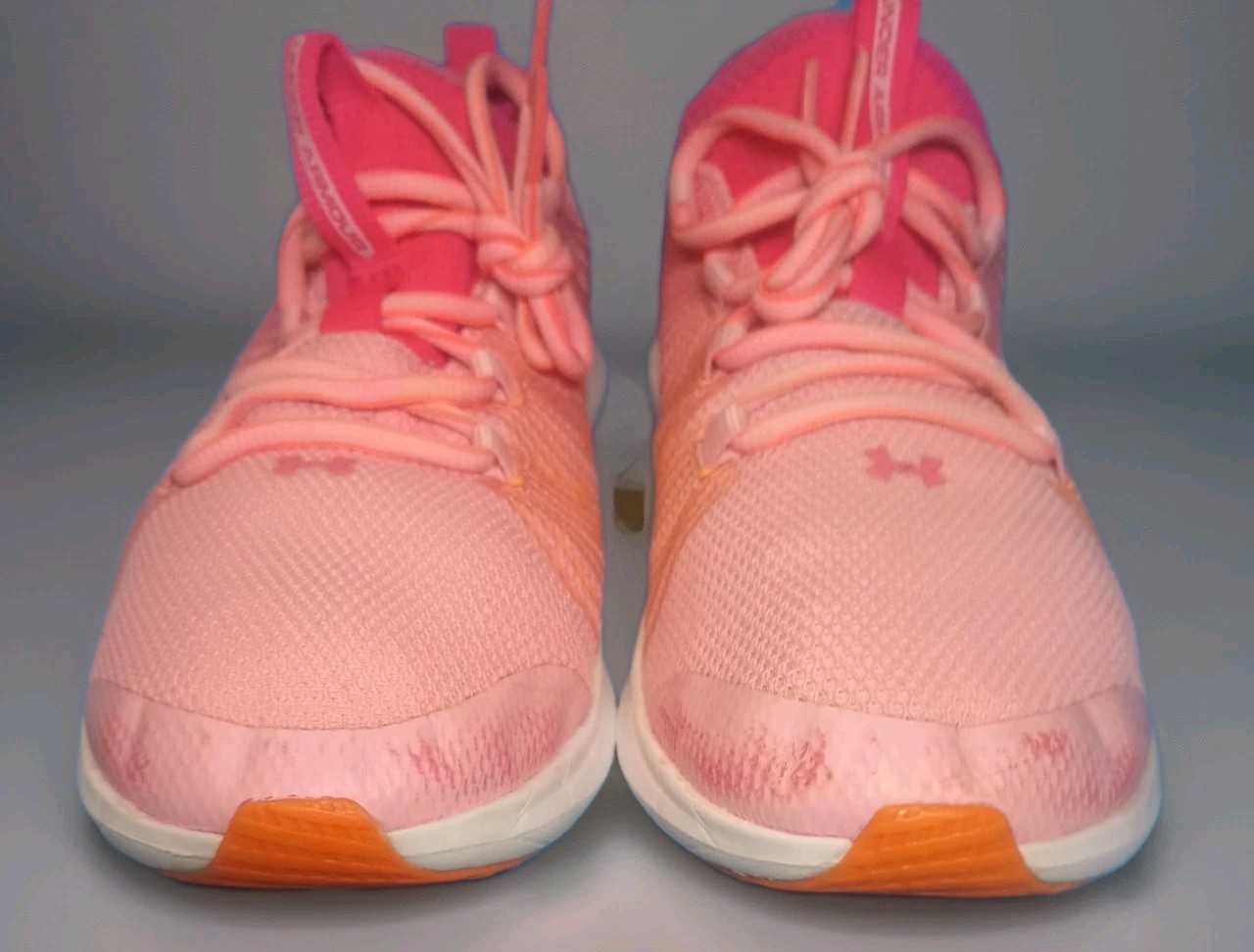 Under Armour Womens Shoe Infinity Pink / Peach Size 8.5 **See Description