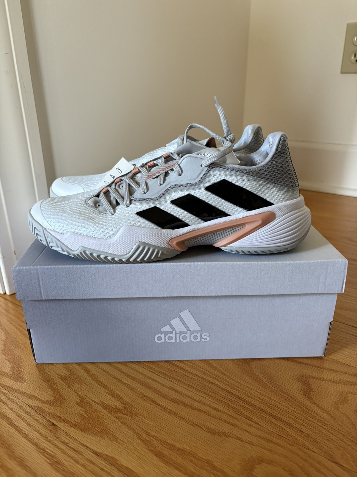 Adidas Barricade Gray W Women’s Tennis Shoe- New With Box/Tag