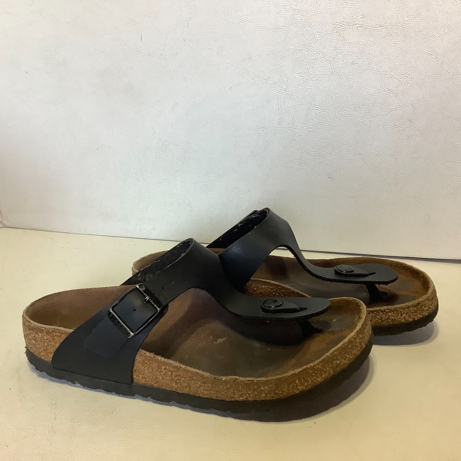 Women’s Birkenstock Gizeh Thong Sandals Black US 5-5.5 Reg Width See Description