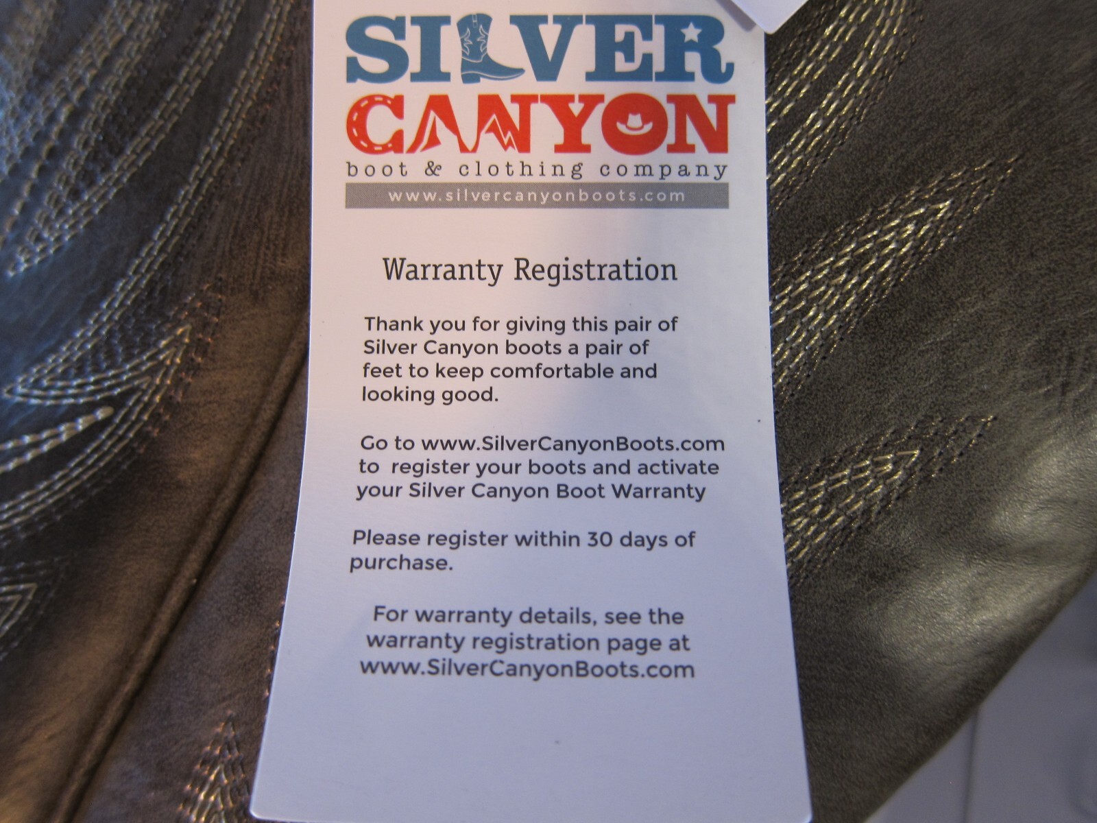 Womens Cowgirl Boots gray Size 7 Silver Canyon Boot Company New in box