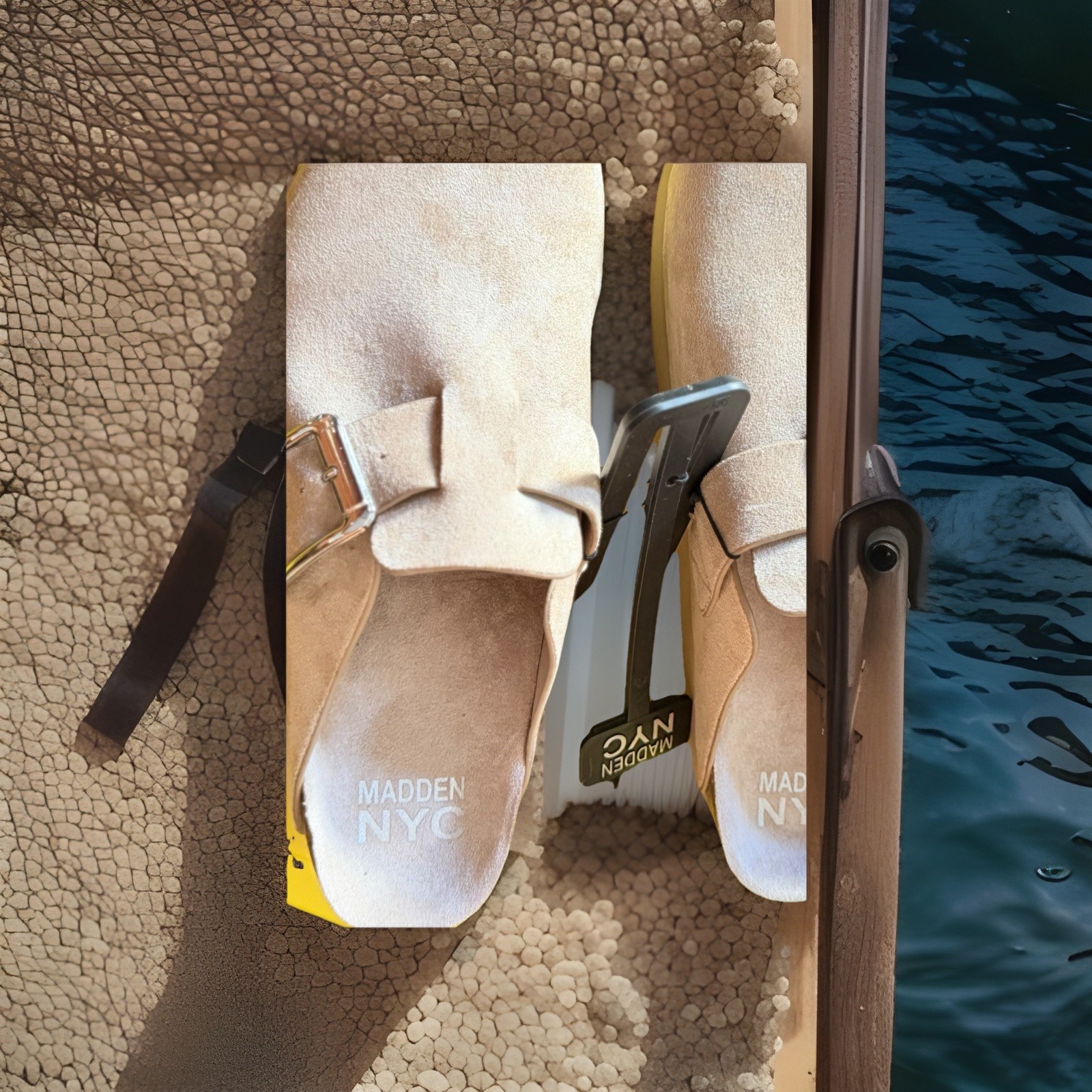 NWT Madden NYC Size 10 Women’s Microsuede Buckled Clog