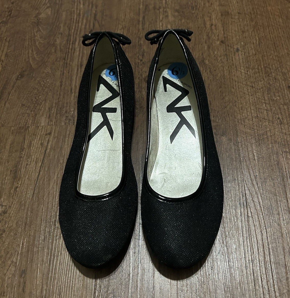Anne Klein Women’s Black Ballet Flat Shoes US 6.5