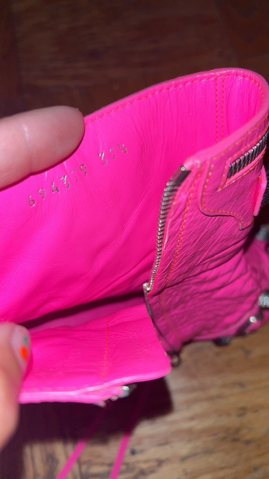 Balenciaga Cagole Boot High Heel Knee Boot Fluo Yellow Size 39.5 New