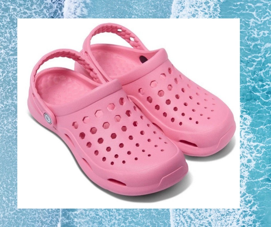 JOYBEES Unisex Size 10 Women/ 8 Men Active Clog Comfort Sandals • Pink NEW