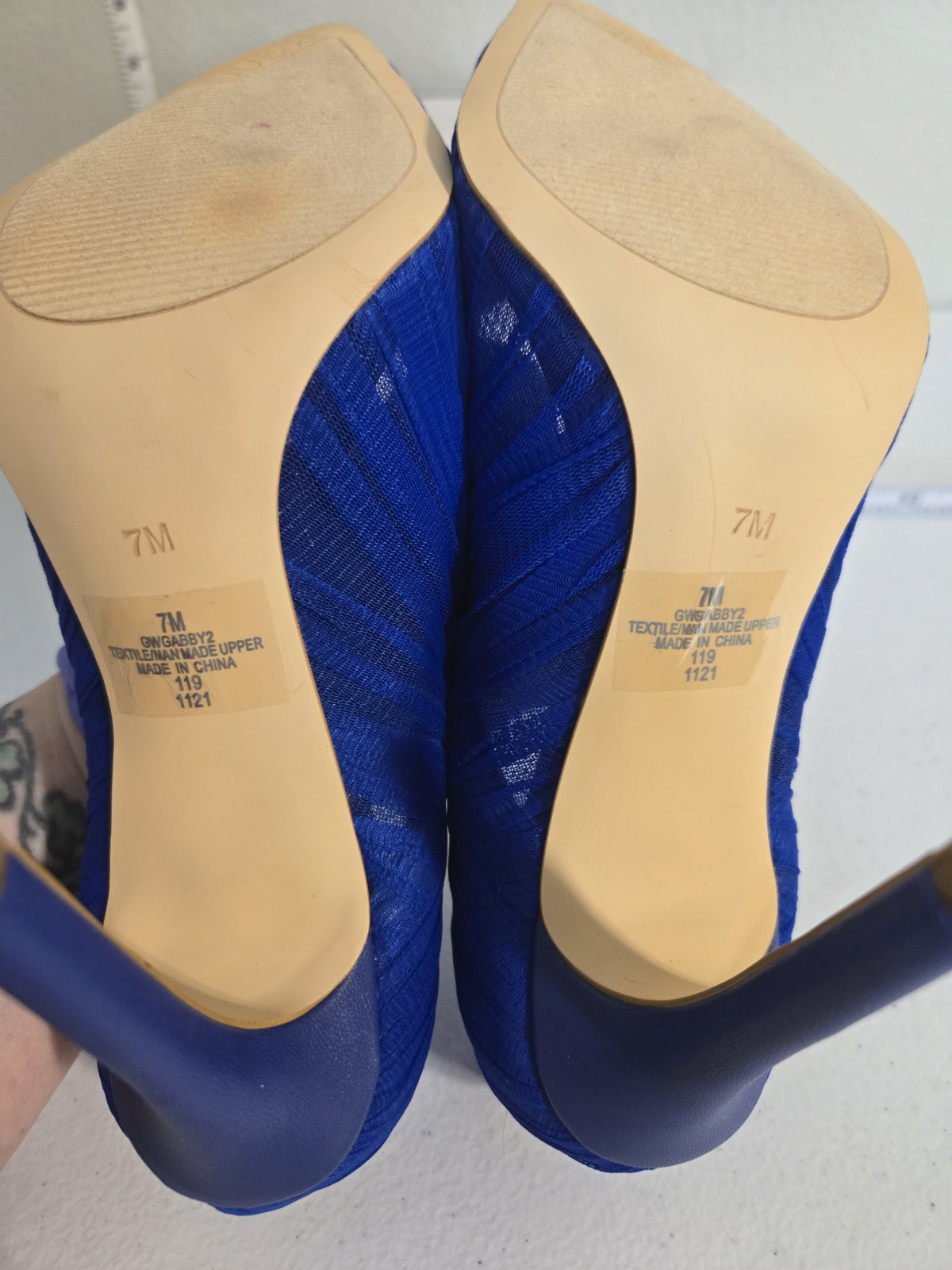 Guess Pumps Gabby 2 Medium Blue 420 Size 7
