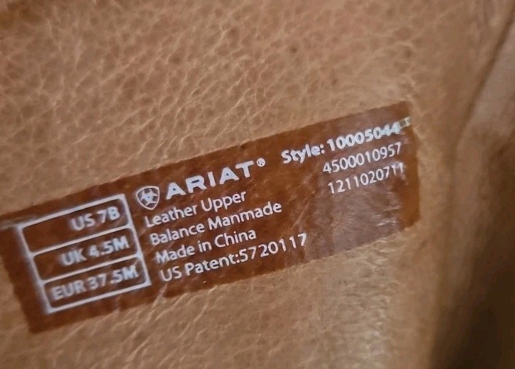 Ariat York English Riding Boots Leather 2-Tone Equestrian Knee 7B Excellent