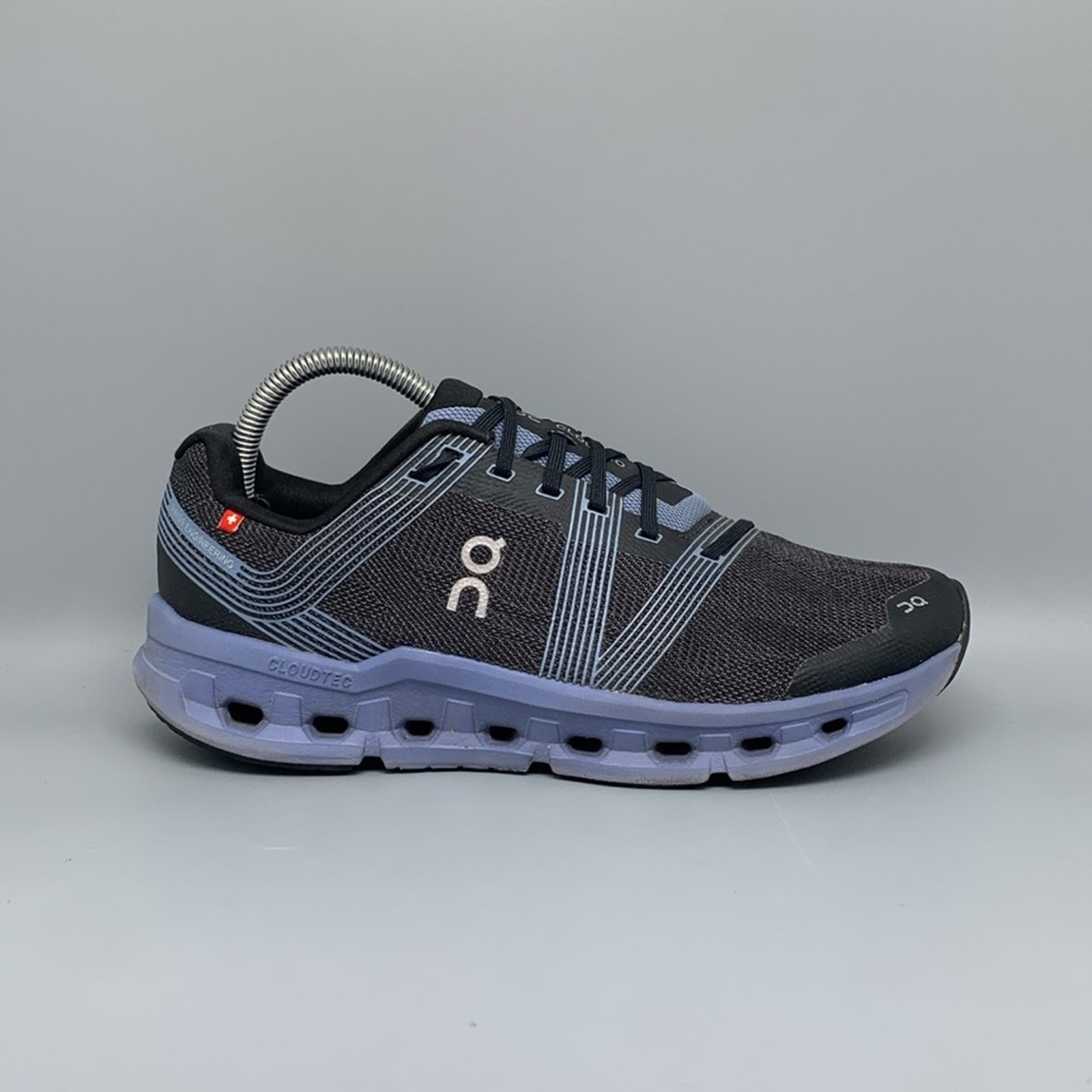On Cloudgo Black/Blue-Gray Running Shoes Men’s Sz 8 Women’s Sz 9.5