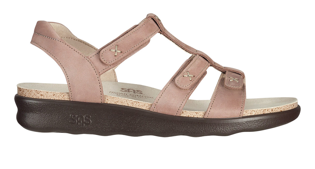 SAS Women’s Shoes Sorrento Sandal Praline 6.5 Medium FREE SHIPPING New In Box