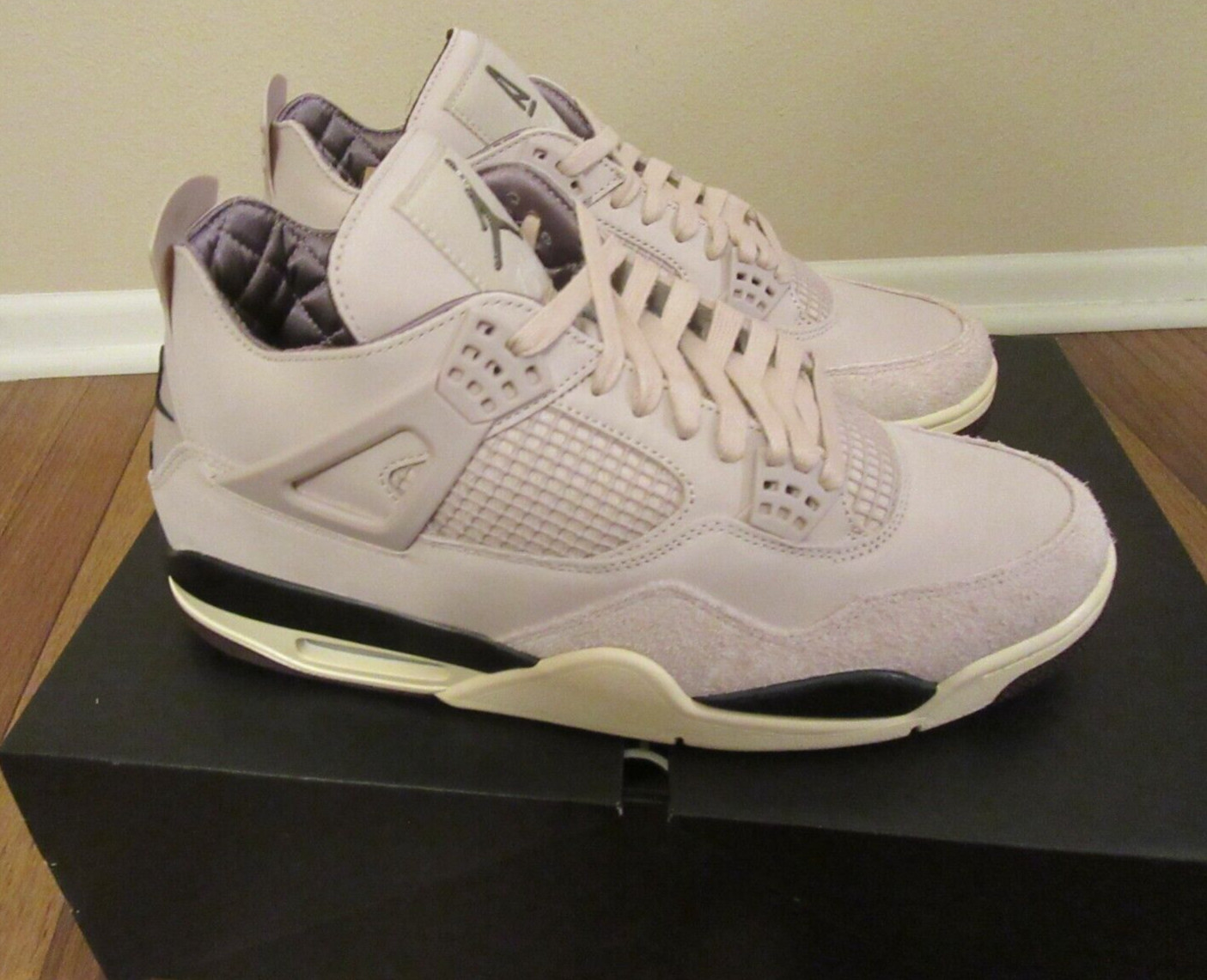 Nike Women’s Air Jordan 4 Retro OG SP A Ma Maniere Size 13 Fossil FZ4810 200 New