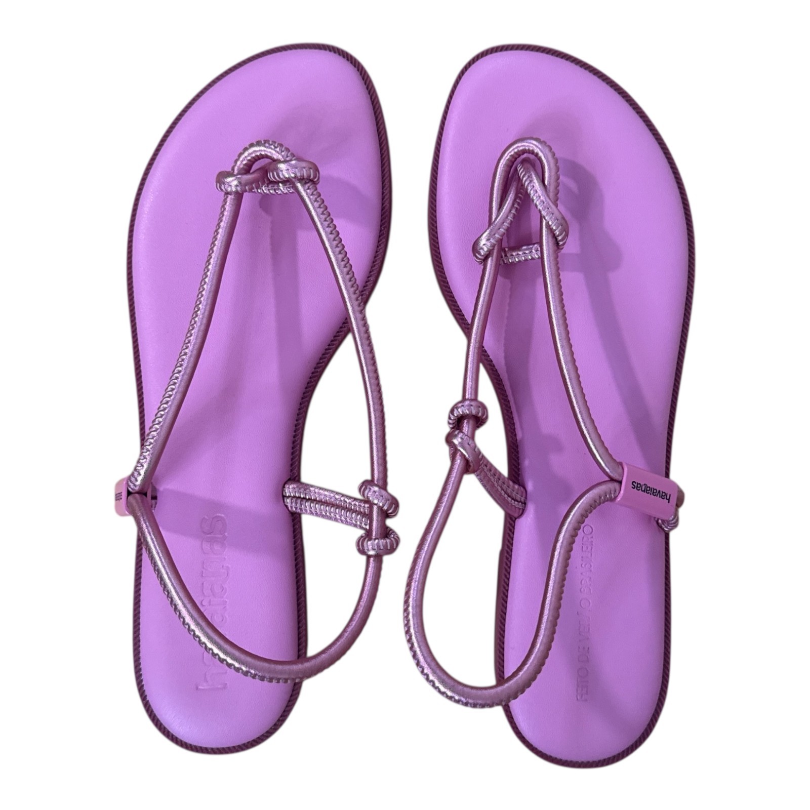 Havaianas Una Acai Eur Sandals in Pink Size US 10 EUC