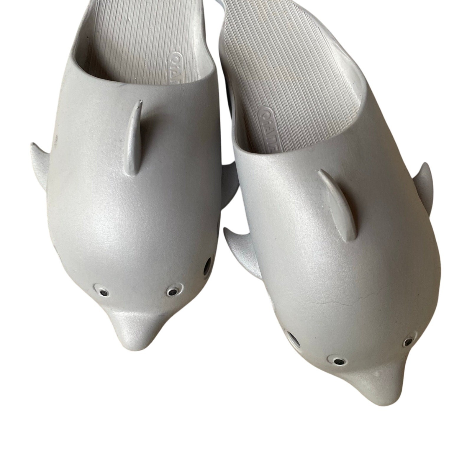 Size 7 Shark slide shoes Ladies Beach Cruise Gag Gift NewWithout Package