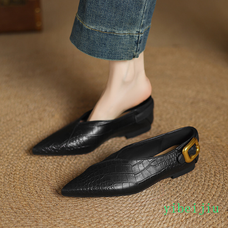 Women’s Ballet Flats Loafers Leopard Weave Alligator Pattern Comfort Shoes Pumps