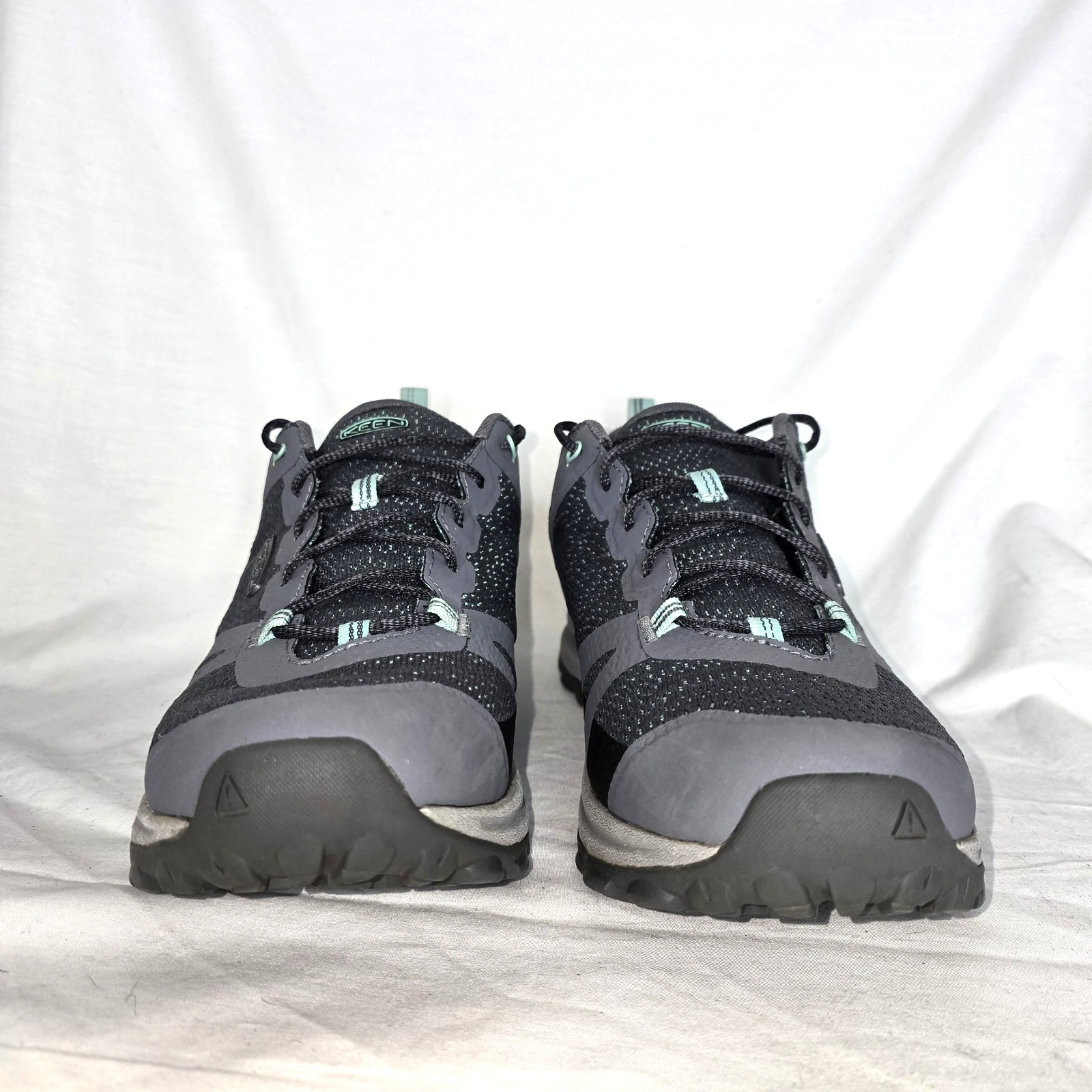 Keen Terradora II Hiking 9.5 Shoes Gray/Teal Ret. Crossover Urban Hike Walk $165