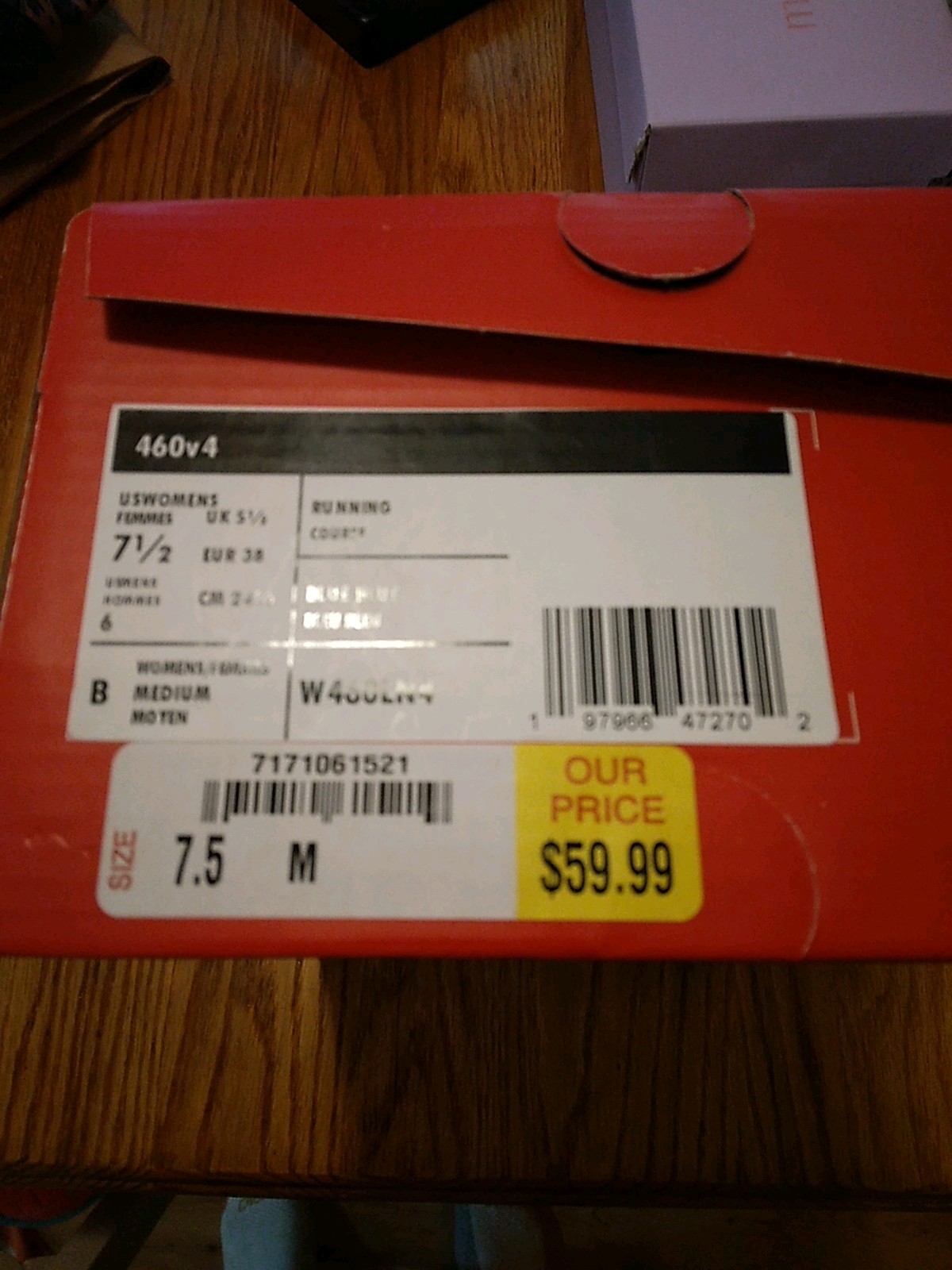 Size 7.5 – New Balance 460 Black