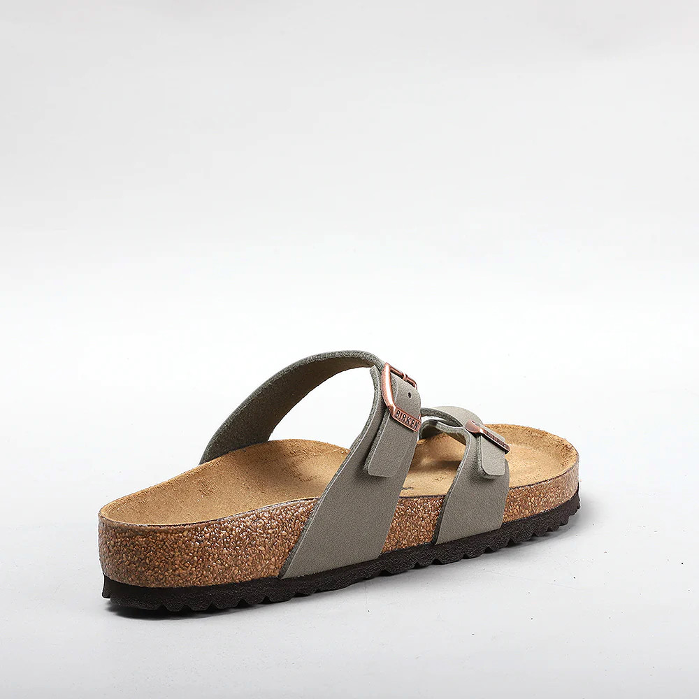 Birkenstock Mayari Thong Sandals Stone Birkibuc Leather Shoes EU 37-41 with Box