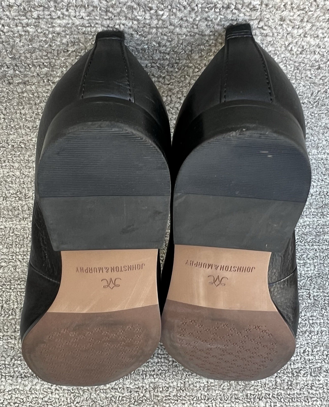 JOHNSTON & MURPHY COLLECTION Ali Black Leather Loafer Women’s Size 7.5 US