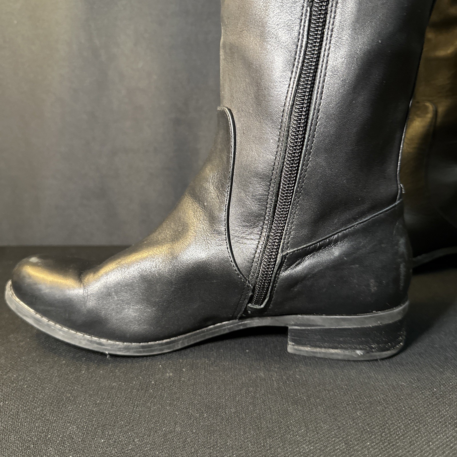 GIANNI BINI BLACK BOOTS Size 6.5 USED Good Condition See Photos