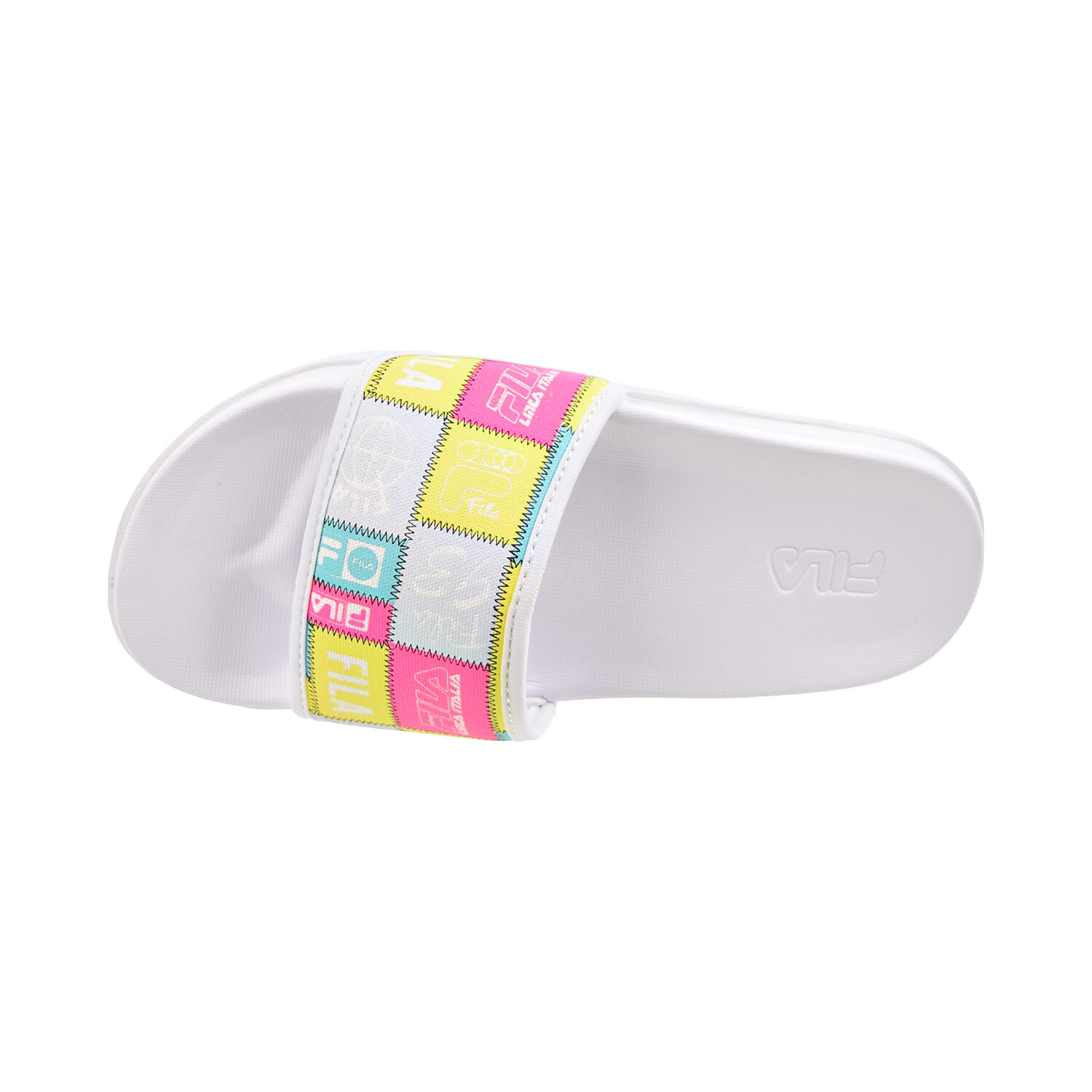Fila Drifter Lux Patchwork Women’s Slide Sandals White-Multi 5SM01554-199
