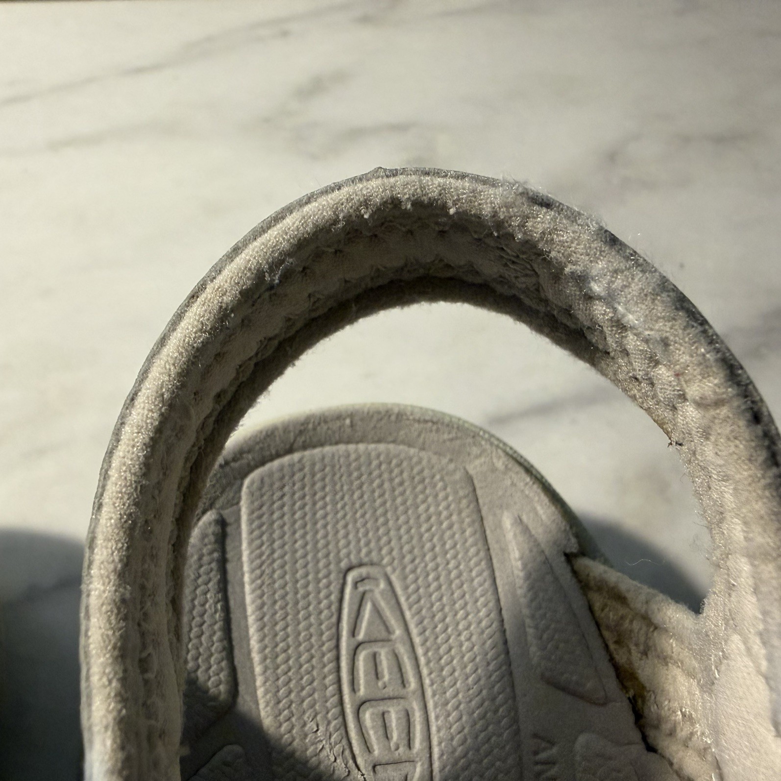 KEEN Women’s Gray Grey Suede/Nylon Sandals Camping Water Sports Shoes 7.5M