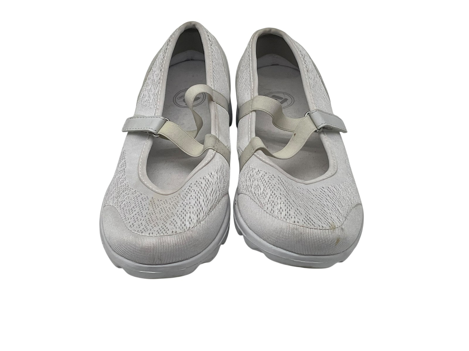 Propet TravelActiv Mary Jane Women’s 11 W White Mesh Walking Shoes W5103