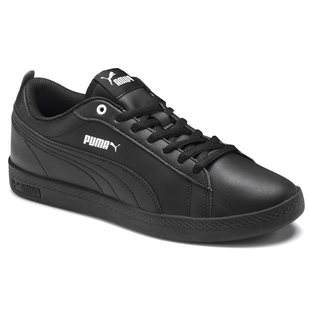 PUMA Smash V2 Leather Lace Up Womens Size 5.5 M Sneakers Casual Shoes 365208-03