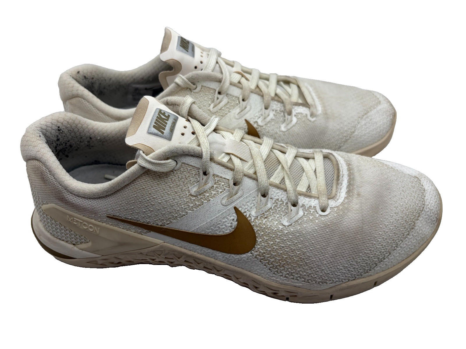 Nike Metcon 4 Champagne Metallic Gold Women’s Sneakers size 10 AV2141-120
