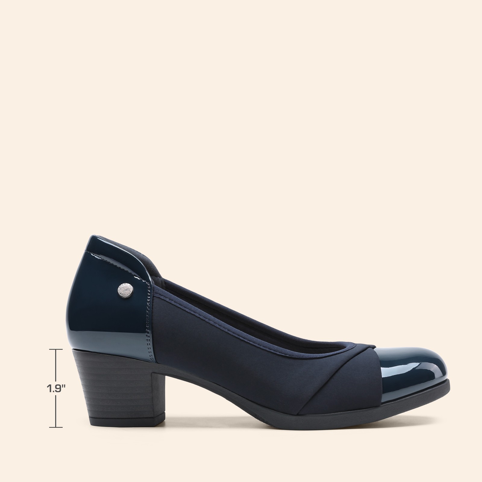 Womens All Day Comfort Pumps Round Toe Office Work Arch Support Dress Pumps