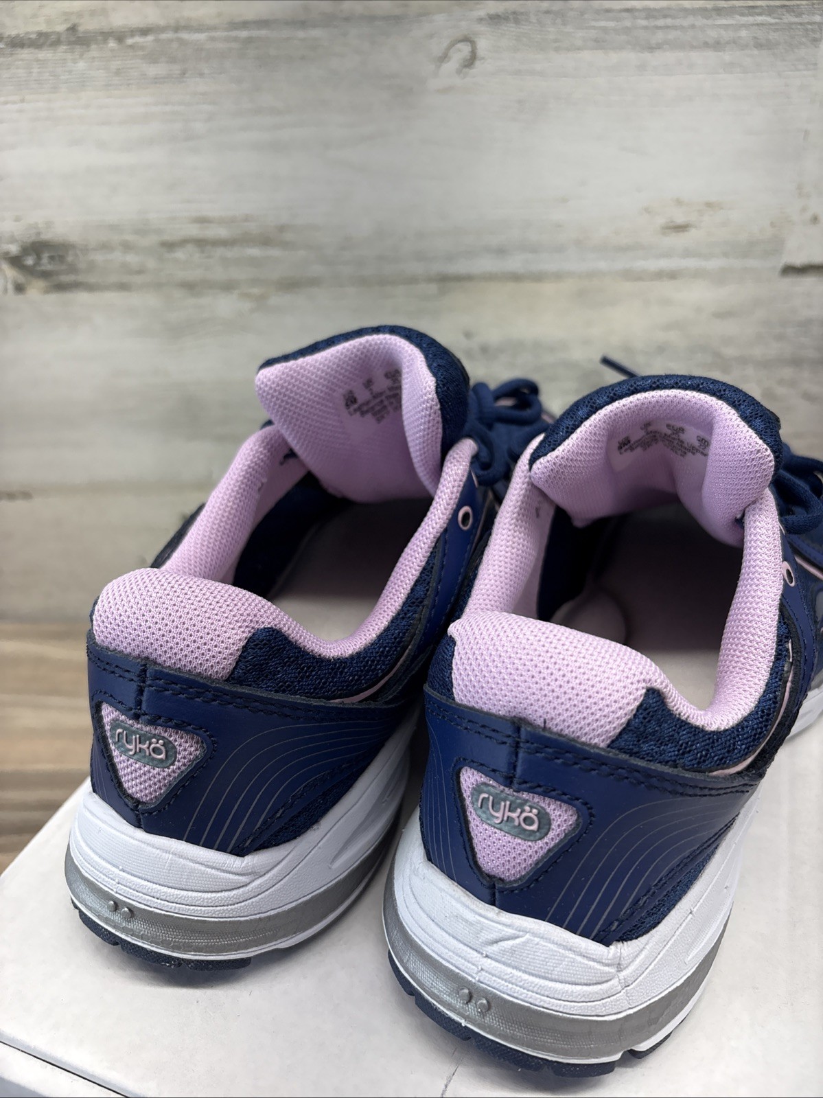 Ryka Sky Walk Trail Sneakers Size 5 M WOMENS Navy Lilac New