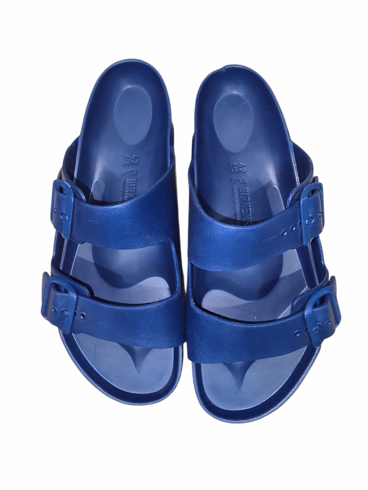 Birkenstock Arizona Essentials Eva Sandal In Ultra Blue Size 11