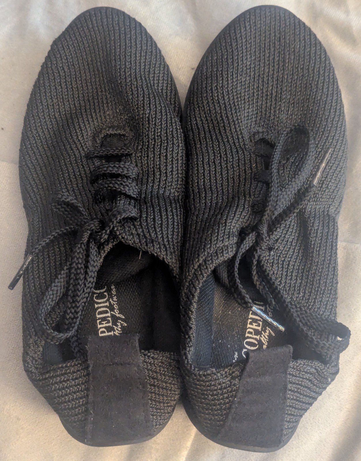 Arcopedico Black Knit lace up Sneakers Shoes Size EU 37 US 6-6.5 Women’s