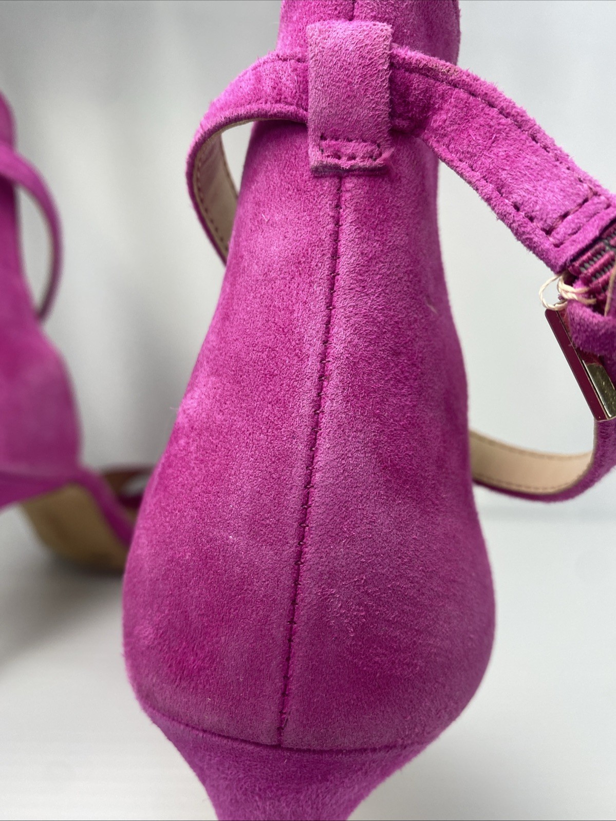 Vince Camuto Suede Court Sandal Fuchsia Pink Size 8