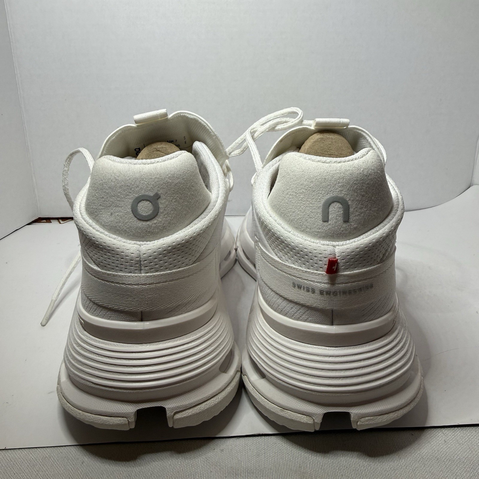 On Cloudnova 2 All White Running Sneakers Women’s Size 9 Medium